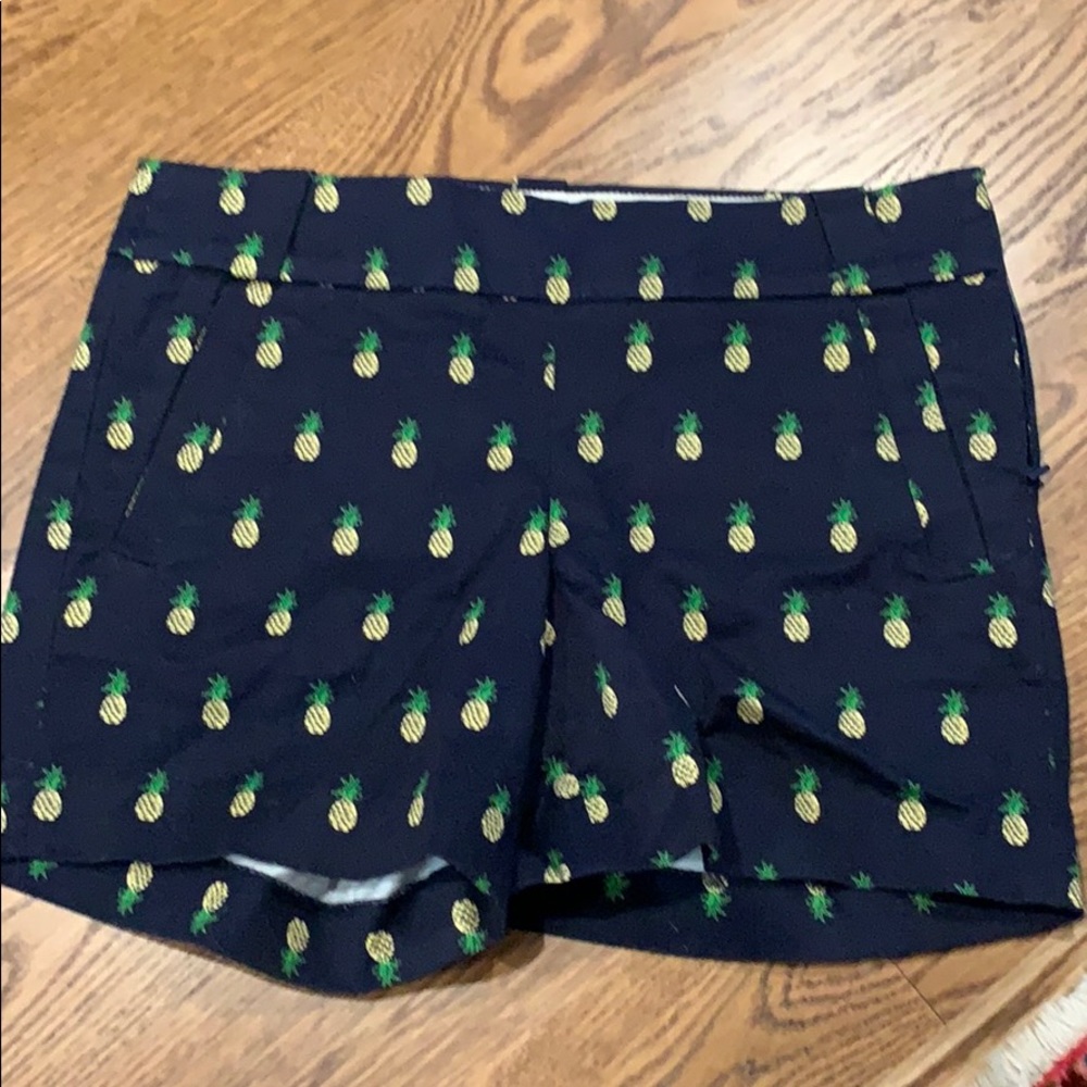 J.Crew Pineapple Shorts NWOT